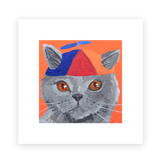 Cat 96: Oscar Art Print
