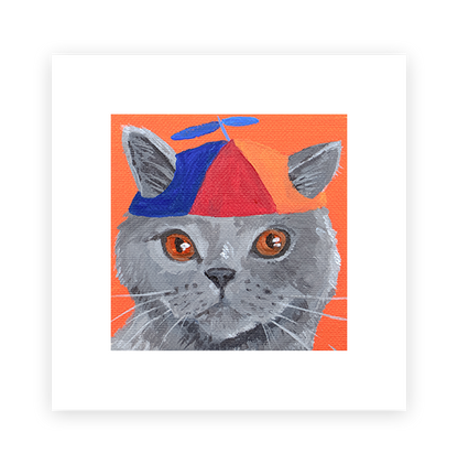 Cat 96: Oscar Art Print