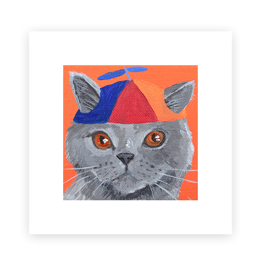 Cat 96: Oscar Art Print
