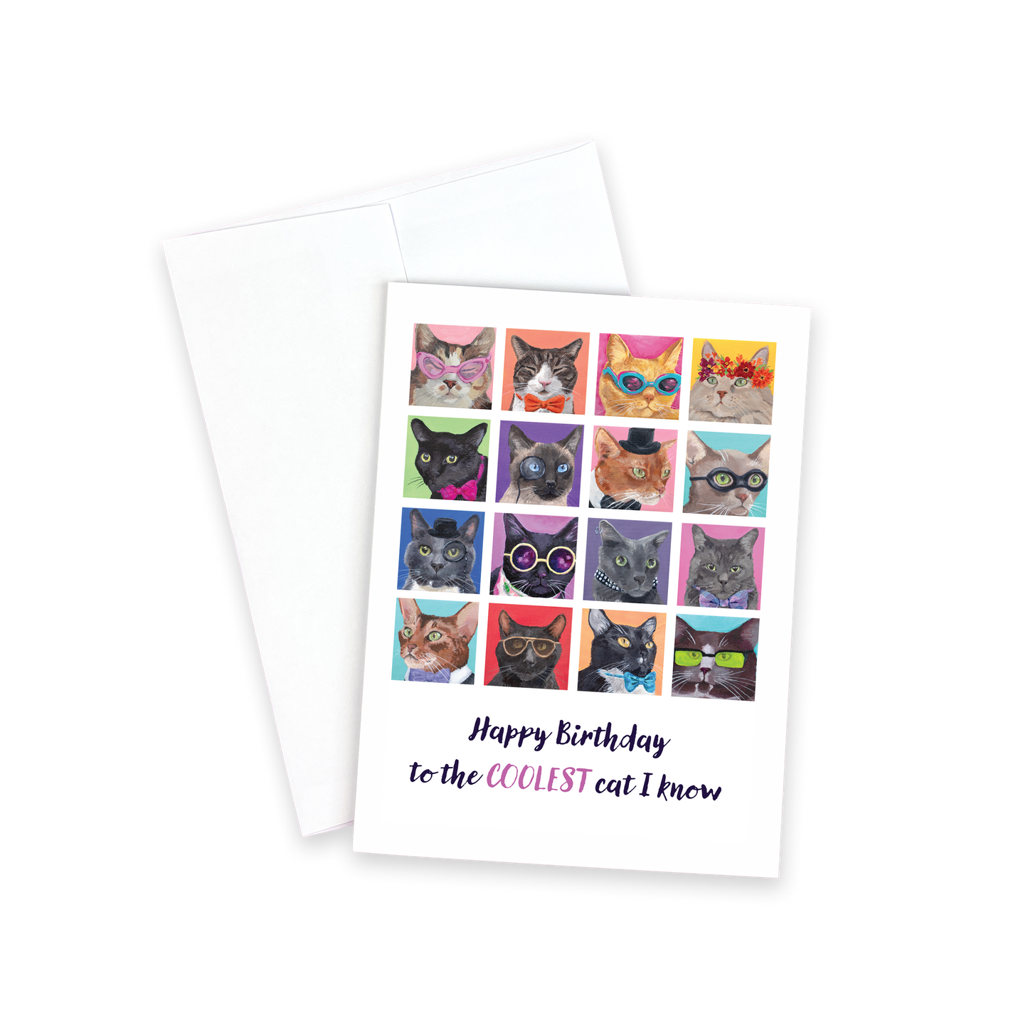Greeting Card - Happy Birthday to the Coolest Cat I know