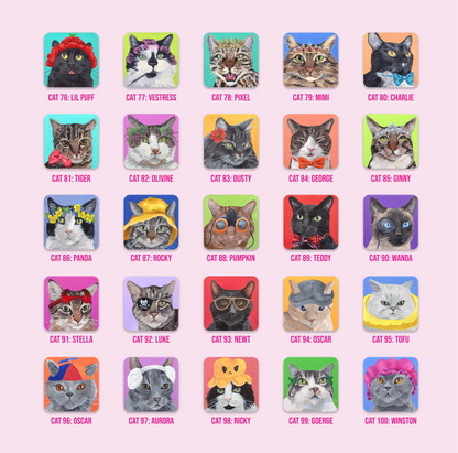 Sticker - 100 Cats